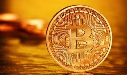 Illustration of a Bitcoin breaking through regulatory barriers and entering a future of wider adoption.